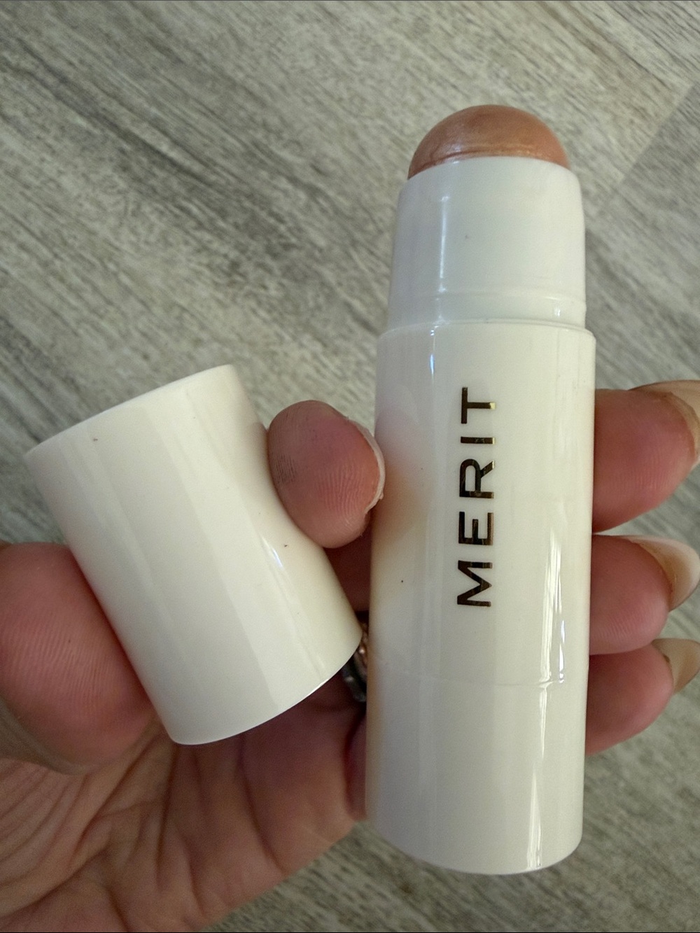 MERIT Cream Highlighting Stick in Citrine